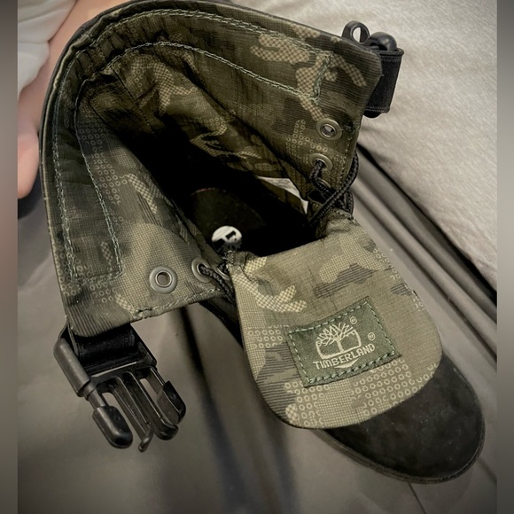 Timberland Combat Reversible Combat Boots Men’s 5.5 women’s 7 - Picture 3 of 4